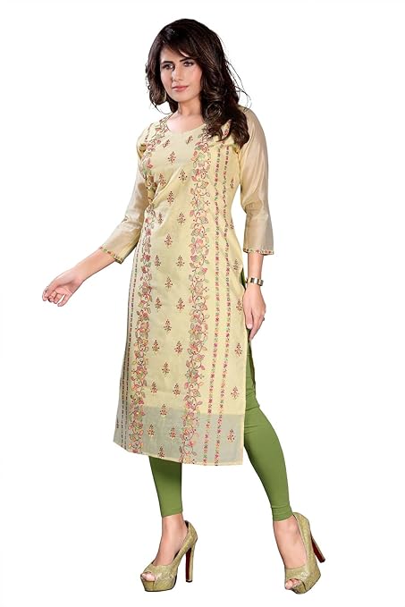 Nermosa Women Printed Anarkali Kurta and Pant Set